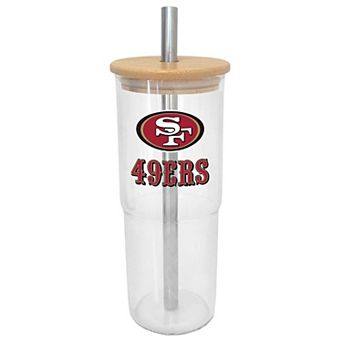 San Francisco 49ers 24oz. Glass Tumbler