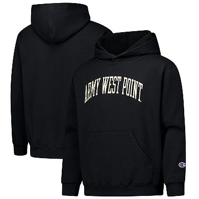 Youth Champion Black Army Black Knights Basic Arch Hoodie
