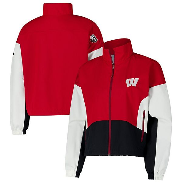 NWOT red Wisconsin under armour jacket on sale