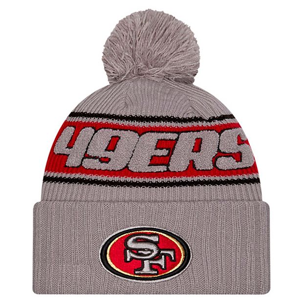 Men's New Era Gray San Francisco 49ers 2024 Sideline Sport Cuffed