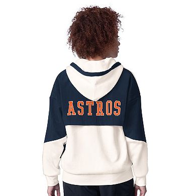 Women's Starter White Houston Astros Scrimmage Full-Zip Hoodie