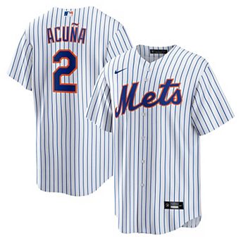 Men's Nike Luisangel Acuña White New York Mets Home Replica Player Jersey