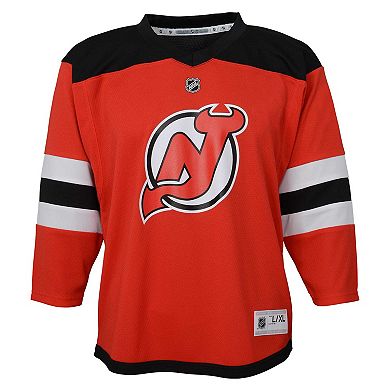 Infant Jack Hughes Red New Jersey Devils Home Replica Player Jersey