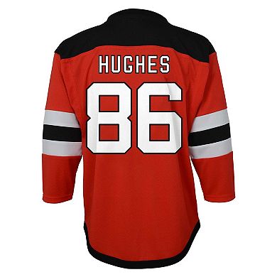 Infant Jack Hughes Red New Jersey Devils Home Replica Player Jersey