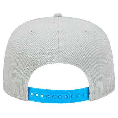 Men's New Era Gray Tampa Bay Rays Corduroy Golfer Snapback Hat