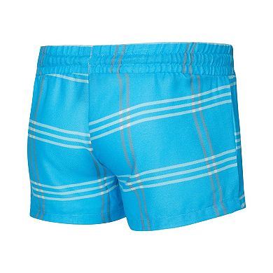 Women's Concepts Sport Blue/Gray Carolina Panthers Petition Raglan Long Sleeve T-Shirt and Shorts Set