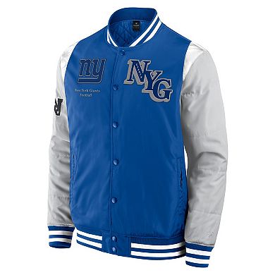 Unisex Fanatics Royal New York Giants Elements Elite Full-Snap Jacket