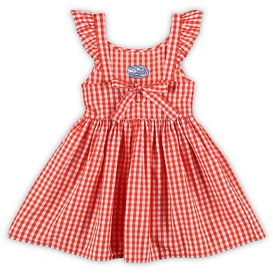 Girls Toddler Garb Orange Florida Gators Constance Gingham Dress