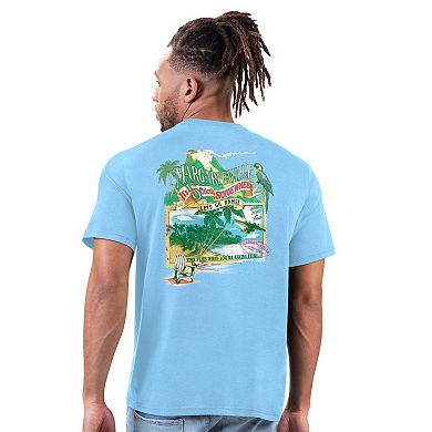 Men's Margaritaville Light Blue Los Angeles Rams Time Flies T-Shirt