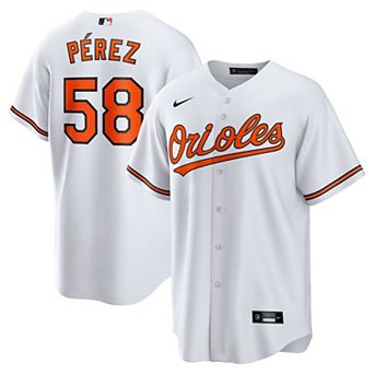 Men's Nike Cionel Pérez White Baltimore Orioles Home Replica Player Jersey