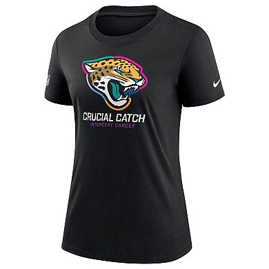 Women's Nike Black Jacksonville Jaguars 2024 NFL Crucial Catch Tri-Blend T-Shirt