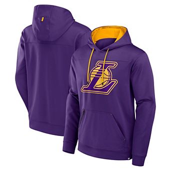 Men's Fanatics Purple Los Angeles Lakers Reserve Defender Pullover Hoodie