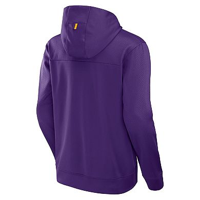 Men's Fanatics Purple Los Angeles Lakers Reserve Defender Pullover Hoodie