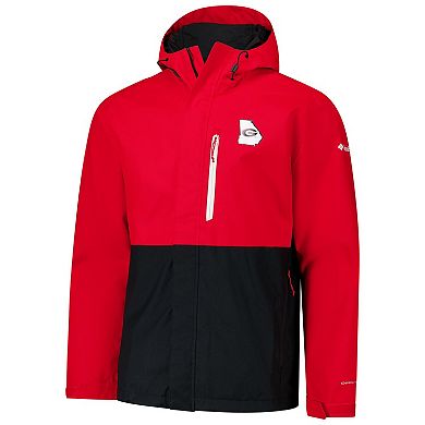 Men's Columbia Red Georgia Bulldogs Field Bound Omni-Tech™ Full-Zip Jacket