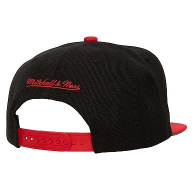 Men's Mitchell & Ness Black Philadelphia Phillies Rise Up Snapback Hat