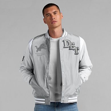 Unisex Fanatics Gray Detroit Lions Elements Elite Full-Snap Jacket