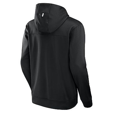 Men's Fanatics Black Utah Jazz Reserve Defender Pullover Hoodie
