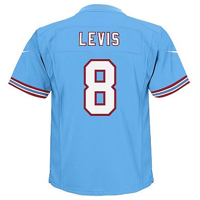 Toddler Nike Will Levis Light Blue Tennessee Titans Alternate Oilers Throwback Game Jersey
