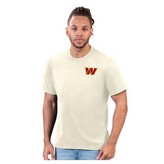 Men's Margaritaville Cream Washington Commanders Flip Flop T-Shirt