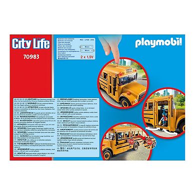Playmobil School Bus Play Set