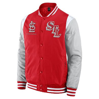 Men's Fanatics Red St. Louis Cardinals Elements Elite Full-Snap Jacket