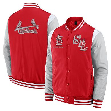 Men's Fanatics Red St. Louis Cardinals Elements Elite Full-Snap Jacket