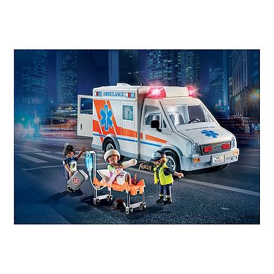 Playmobil Ambulance with Lights Play Set