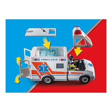 Playmobil Ambulance with Lights Play Set