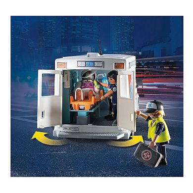 Playmobil Ambulance with Lights Play Set