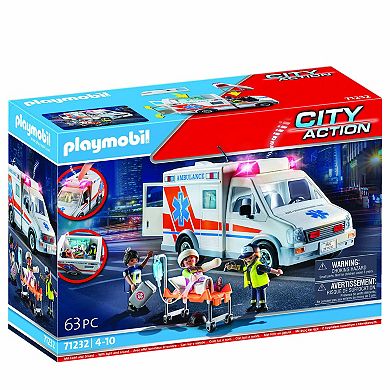 Playmobil Ambulance with Lights Play Set