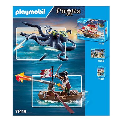 Playmobil Pirates: Battle with the Giant Octopus Play Set