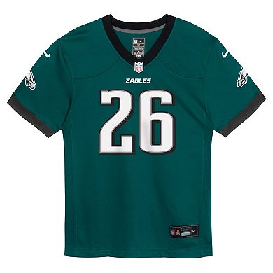 Preschool Nike Saquon Barkley Midnight Green Philadelphia Eagles Player Game Jersey