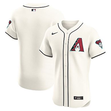 Men's Nike Cream Arizona Diamondbacks Elite Jersey