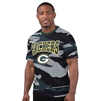 Men's Starter Gray Green Bay Packers Thursday Night Gridiron T-Shirt