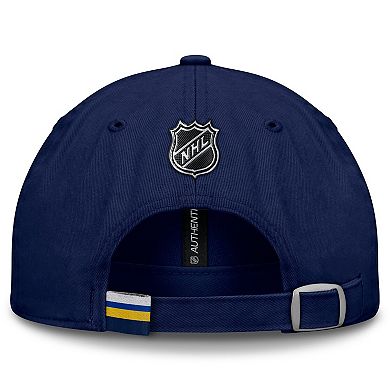 Men's Fanatics Navy St. Louis Blues Authentic Pro Prime Adjustable Hat