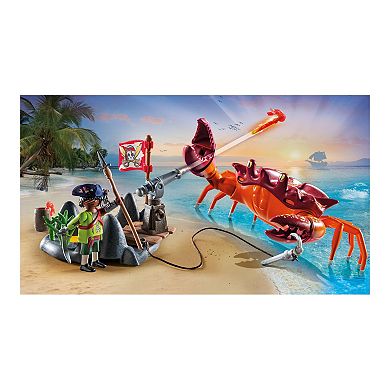 Playmobil Pirates: Battle Against The Giant Crab Play Set
