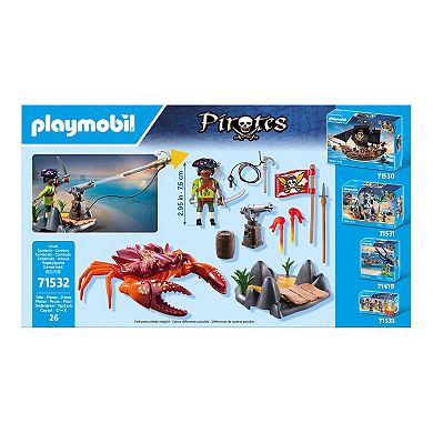 Playmobil Pirates: Battle Against The Giant Crab Play Set