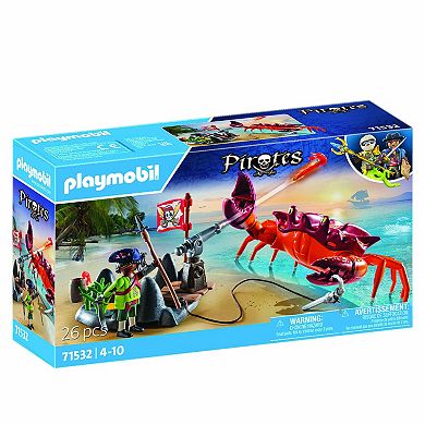Playmobil Pirates: Battle Against The Giant Crab Play Set