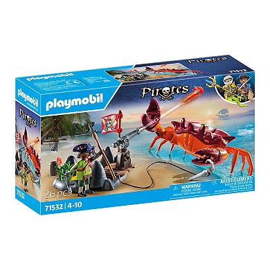 Playmobil Pirates: Battle Against The Giant Crab Play Set