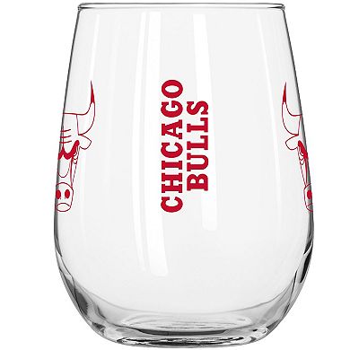 Chicago Bulls 16oz. Gameday Curved Beverage Glass