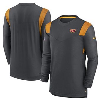 Men's Nike Heather Charcoal Washington Commanders Player Performance Long Sleeve T-Shirt
