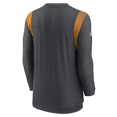 Men's Nike Heather Charcoal Washington Commanders Player Performance Long Sleeve T-Shirt