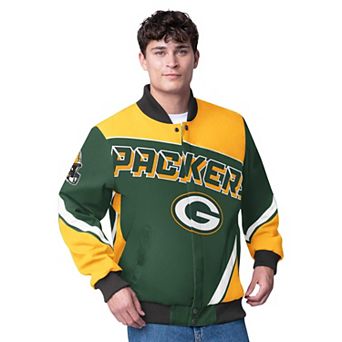 Men's G-III Extreme Green Green Bay Packers Maximum Racing Full-Zip Jacket