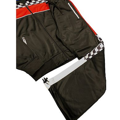 Men’s Tracksuit Traditional Checker Boxed Track jacket & Track pants