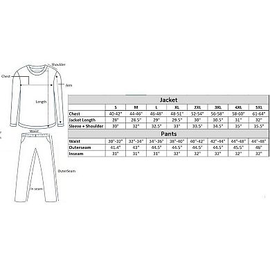 Men’s Tracksuit Traditional Checker Boxed Track jacket & Track pants