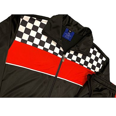Men’s Tracksuit Traditional Checker Boxed Track jacket & Track pants