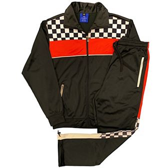 Men’s Tracksuit Traditional Checker Boxed Track jacket & Track pants