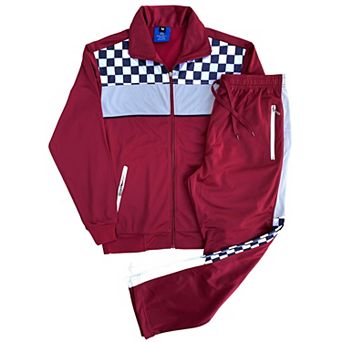 Men’s Tracksuit Traditional Checker Boxed Track jacket & Track pants