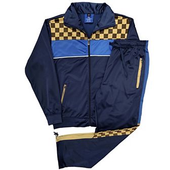 Men’s Tracksuit Traditional Checker Boxed Track jacket & Track pants