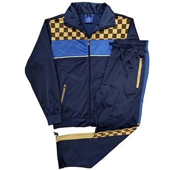 Men’s Tracksuit Traditional Checker Boxed Track jacket & Track pants